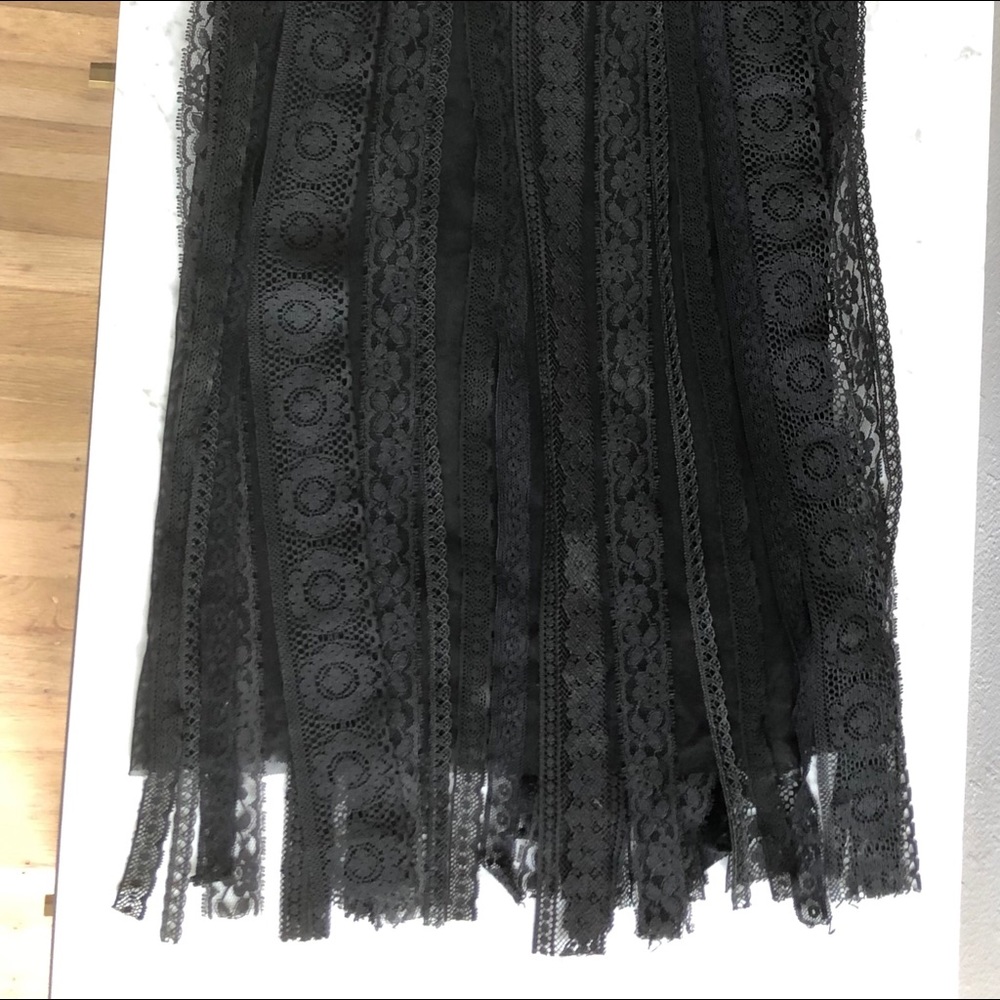 Betsey Johnson black lace dress